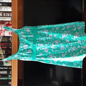 Lands End long tankini top swimdress